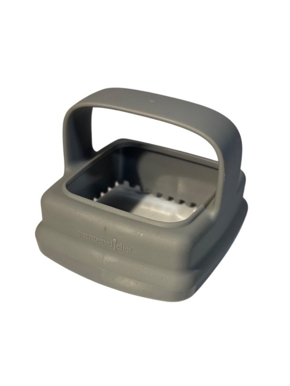 Pampered Chef Crust Cutter For Sandwiches Or Pastries 3.5” Handle Square Gray